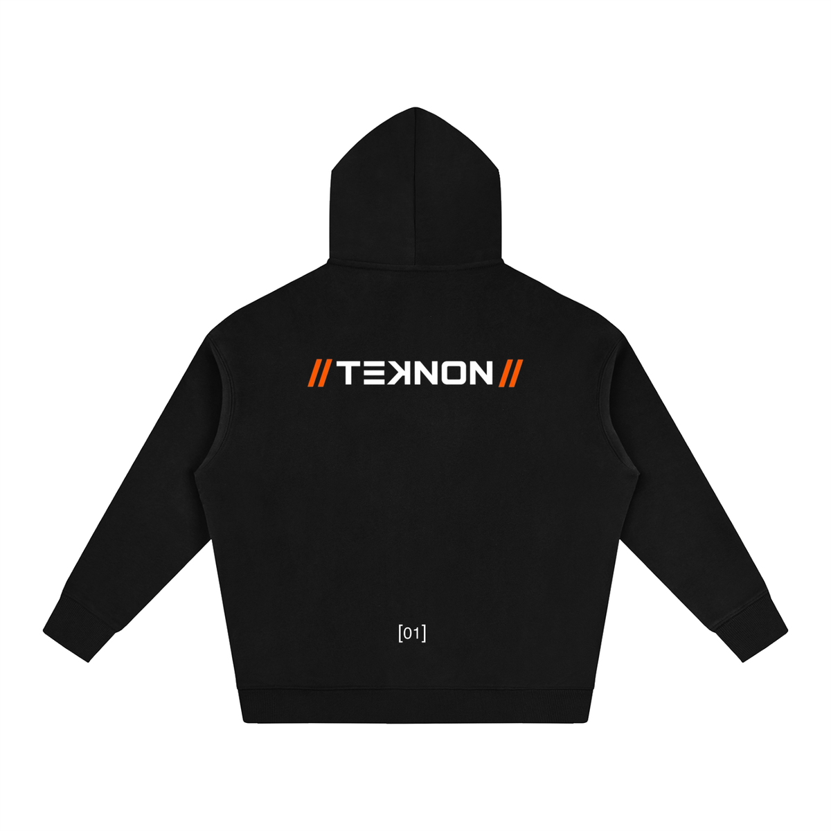 ARTIFACT 01 — Oversize Fleeced Hoodie — Black