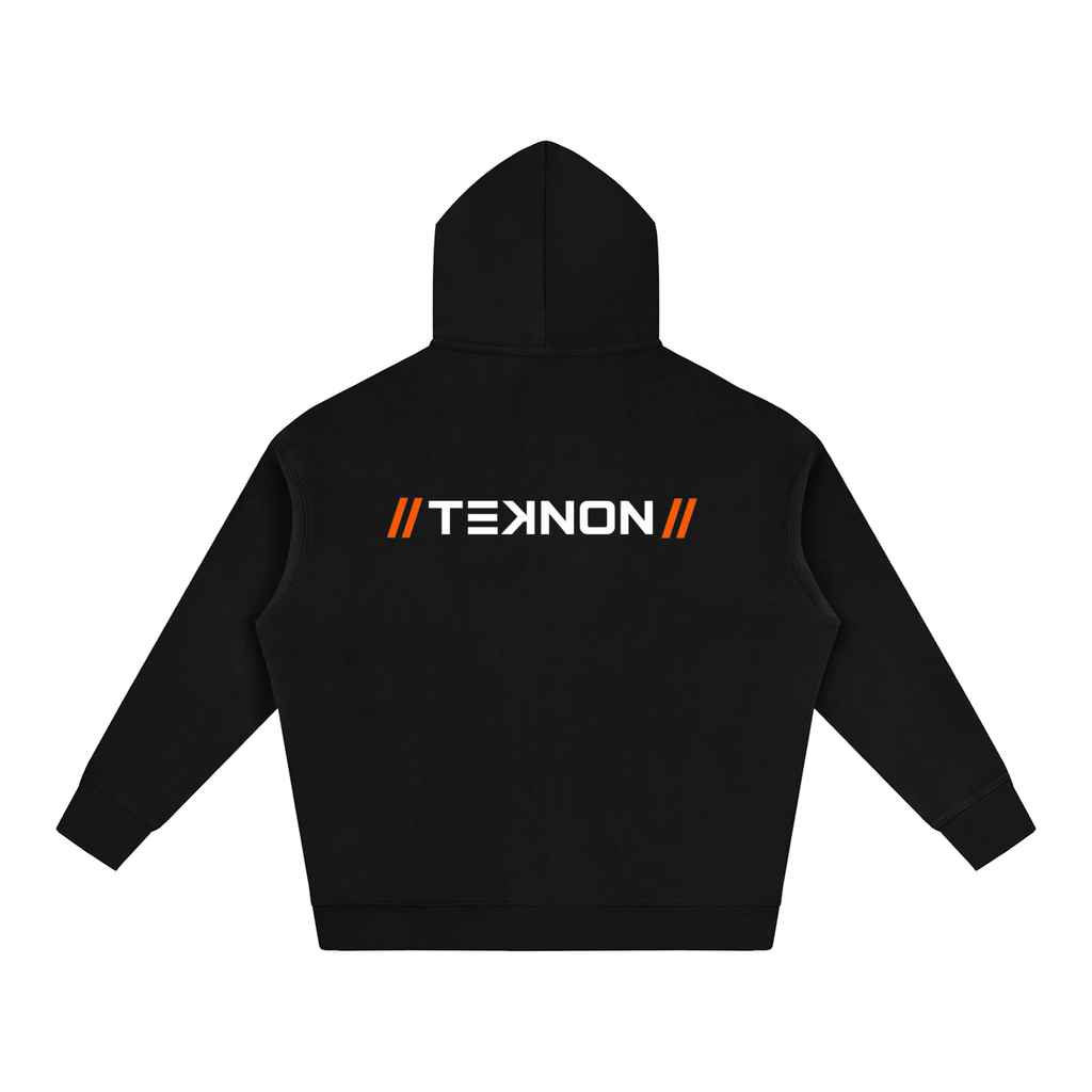 ARTIFACT 01 — Oversize Fleeced Hoodie — Black